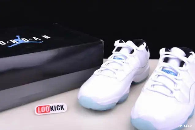 1st Kicks Shoes Low AV2187-117 Blue 11 Air Legend Jordan 0527